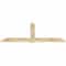Ekena Millwork Eugene Rough Sawn Timber Gable Bracket, Douglas Fir, 84"W x 35"H x 2"D x 6"F, 10/12 Pitch GBW084X35X0206EUG00RDF - alternate 5